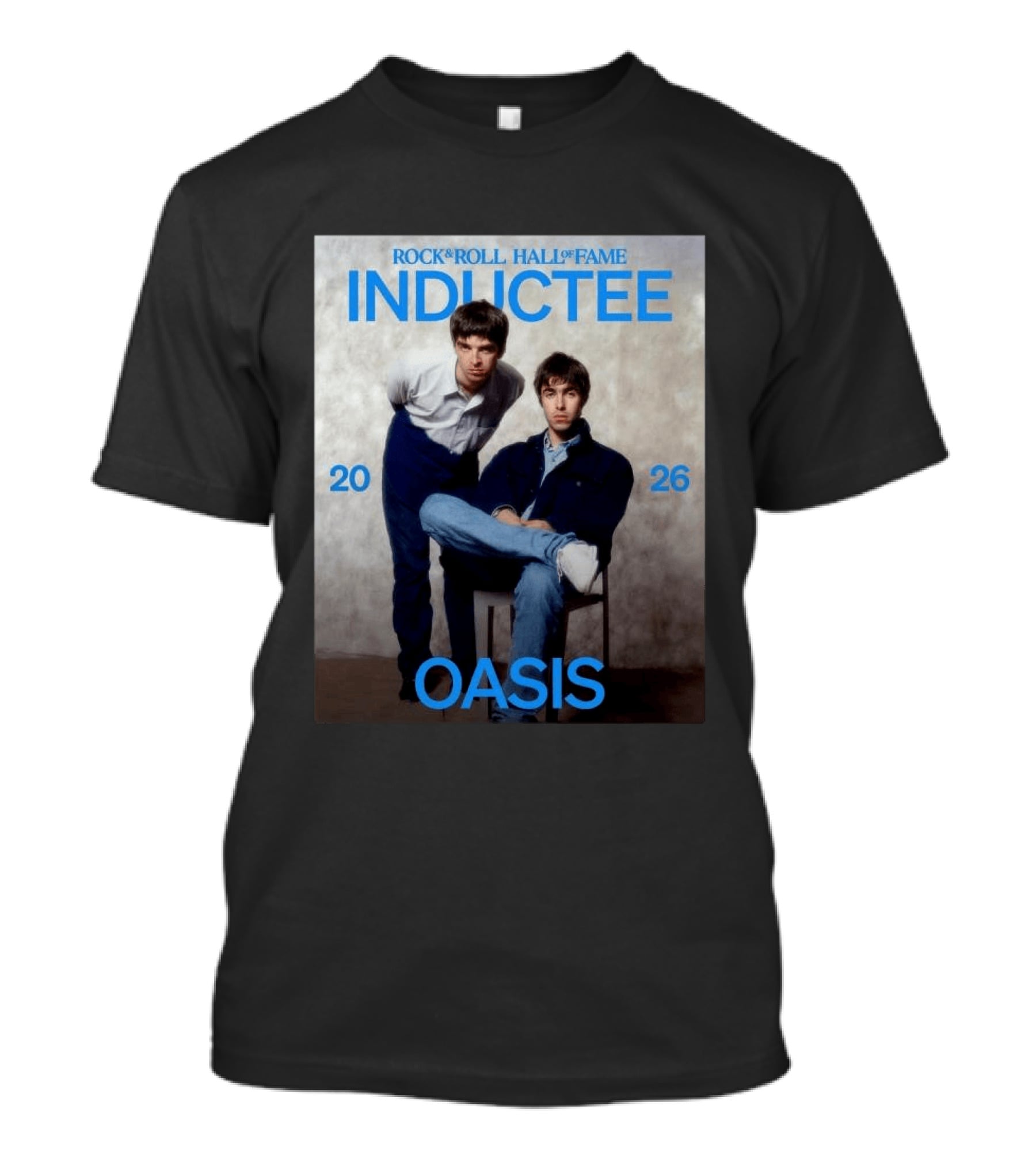 2026 Rock Roll Hall Of Fame Inductee Oasis T-Shirt