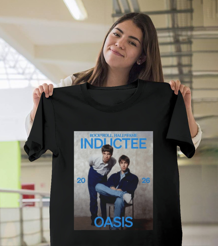 2026 Rock Roll Hall Of Fame Inductee Oasis T-Shirt