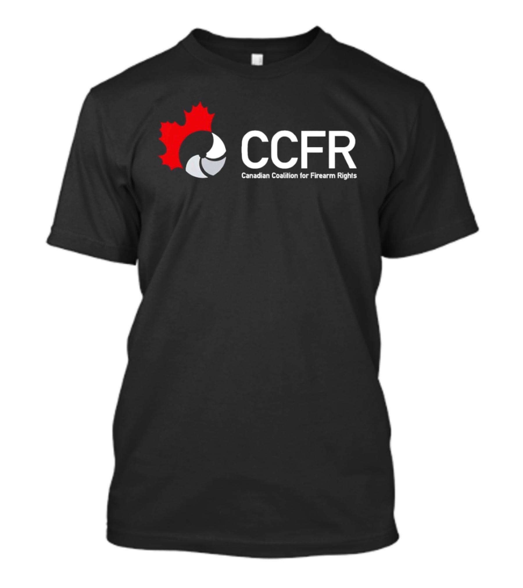 Canadian Coalition For Firearm Rights CCFR Maple Leaf T-Shirt