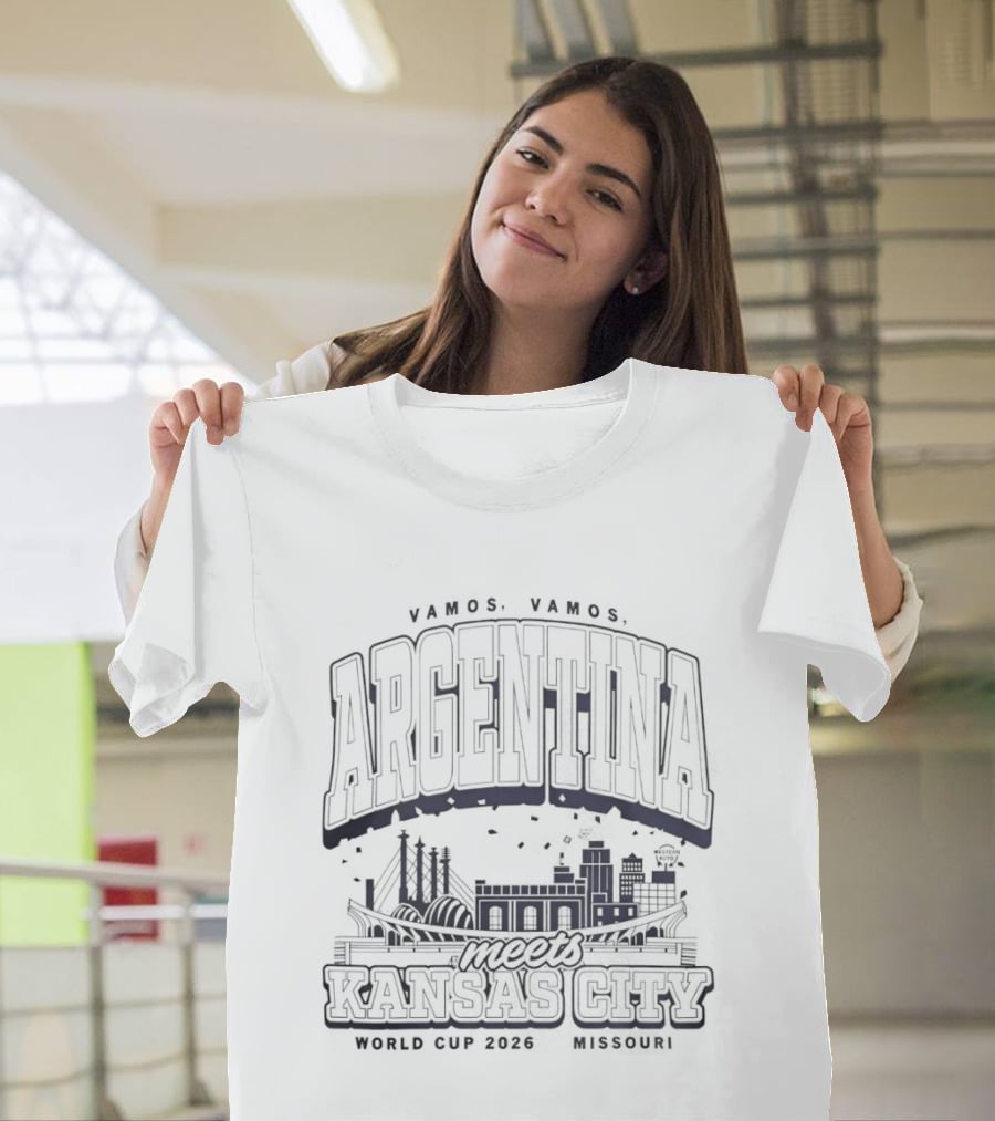 Tango Vamos Argentina Kansas City World Cup 2026 Host City T-Shirt