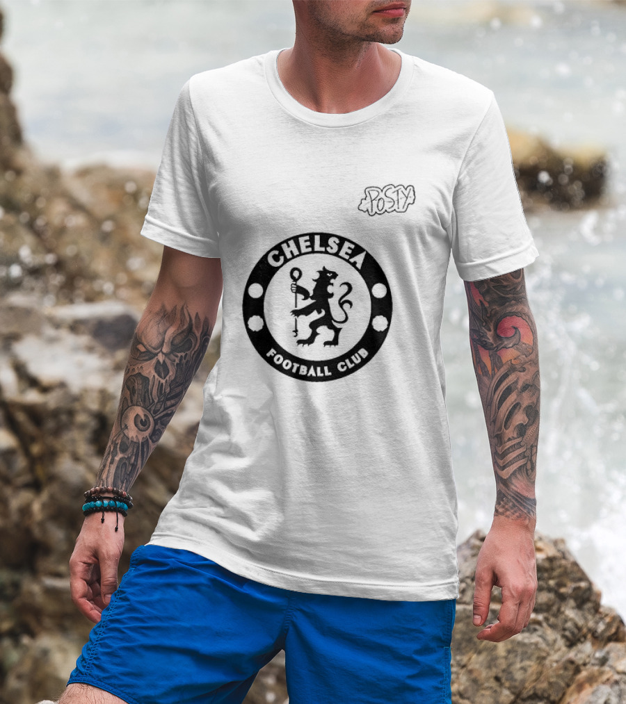 Chelsea Football Club Post Malone The Big Ass World Tour Collaboration T-Shirt