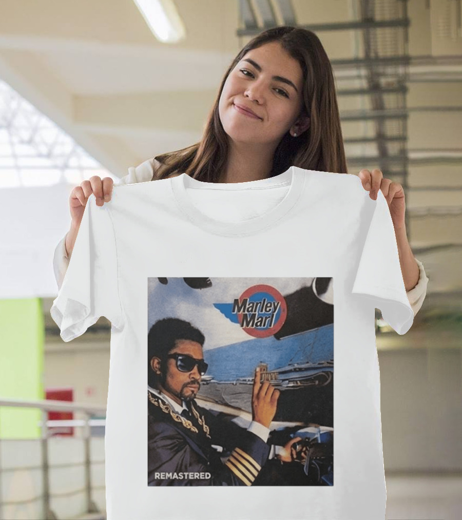 Marley Marl Remastered Cover With Sunglasses And Chains T-Shirt
