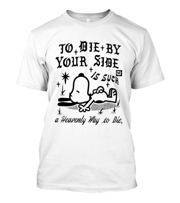 Snoopy To Die By Your Side Is Such A Heavenly Way To Die Charlie Brown Peanuts T-Shirt
