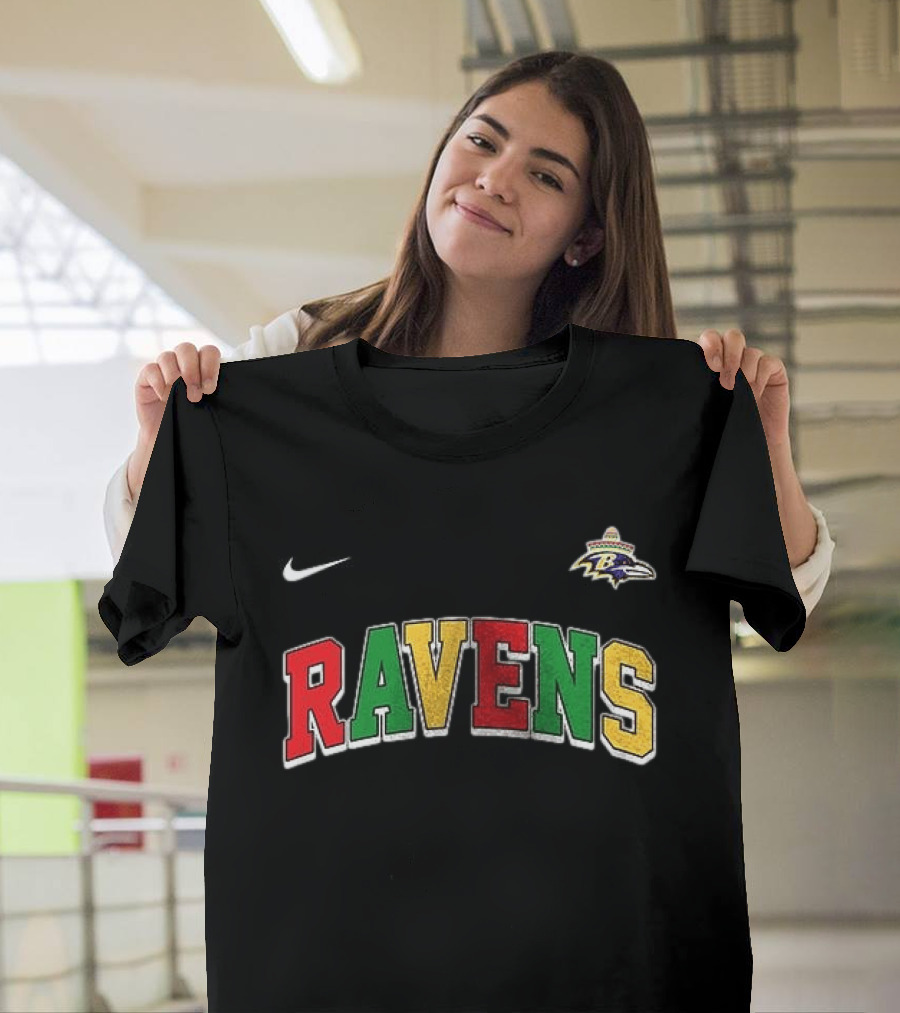 Baltimore Ravens Cinco De Drinko Bitchachos Nike Ravens T-Shirt