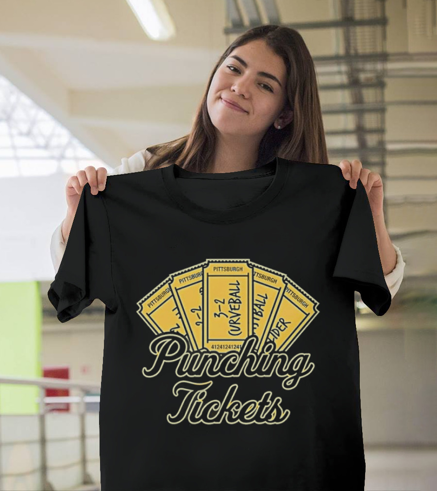 Pittsburgh Pirates Punching Tickets Curveball Slider 2026 T-Shirt