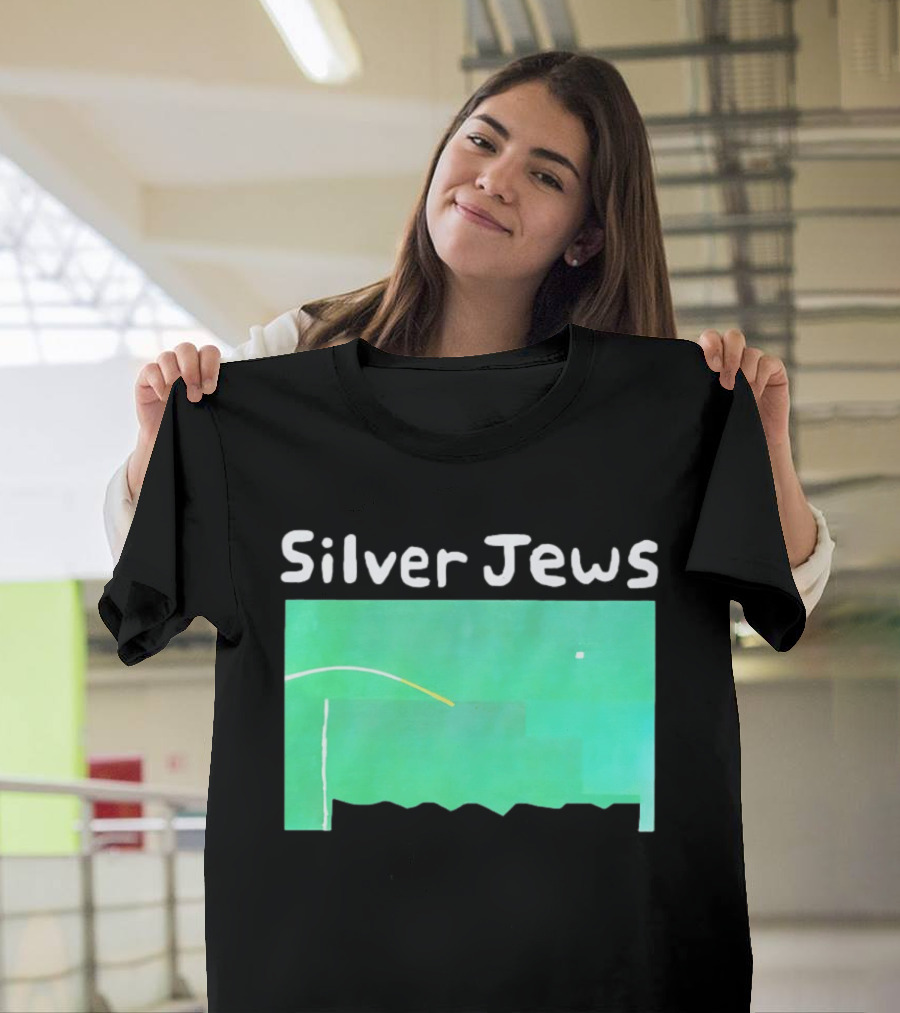 Silver Jews Green Abstract T-Shirt