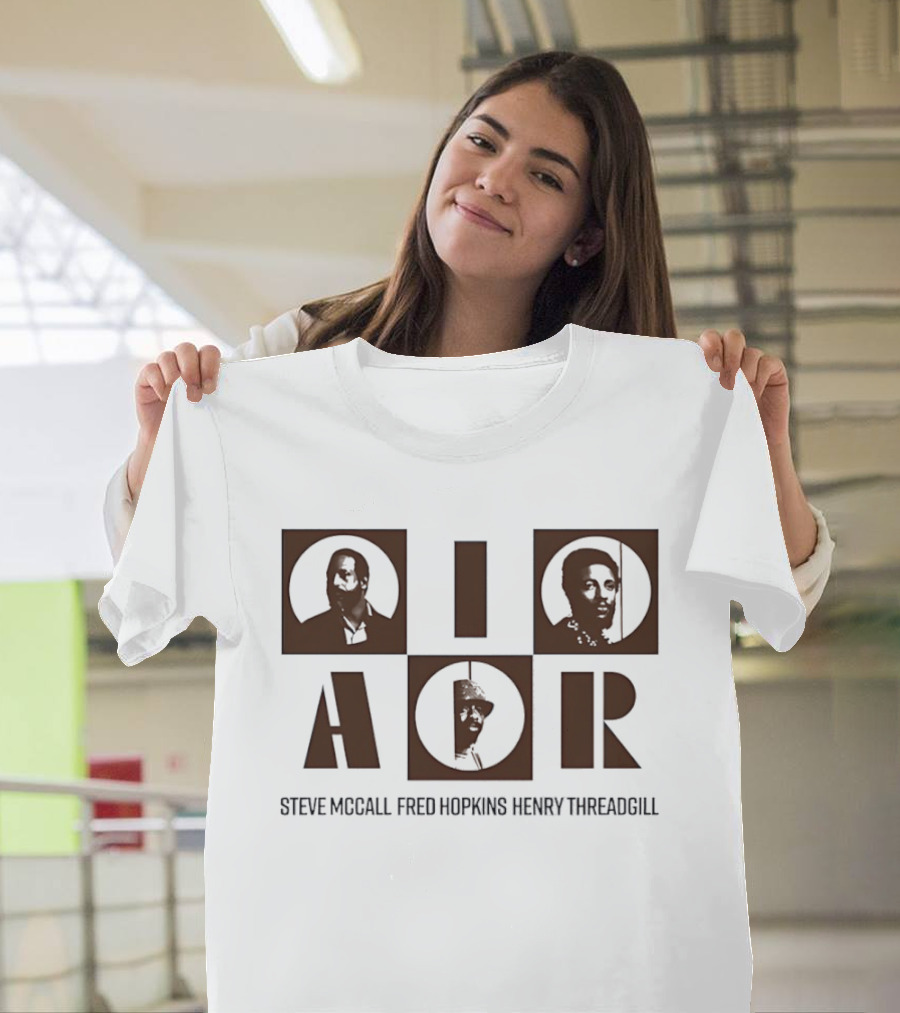 AOR Steve McCall Fred Hopkins Henry Threadgill Jazz Legends T-Shirt