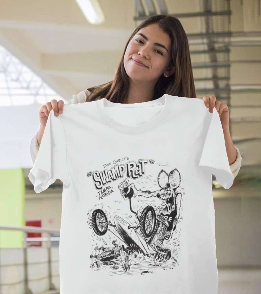 Swamp Rat Don Garlit's Tampa Florida Racing Dragster T-Shirt