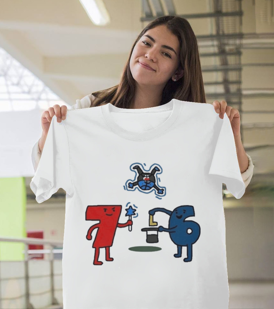 Philadelphia 76ers Steal Orlando Magic Meme With 76 And Magic Wand T-Shirt