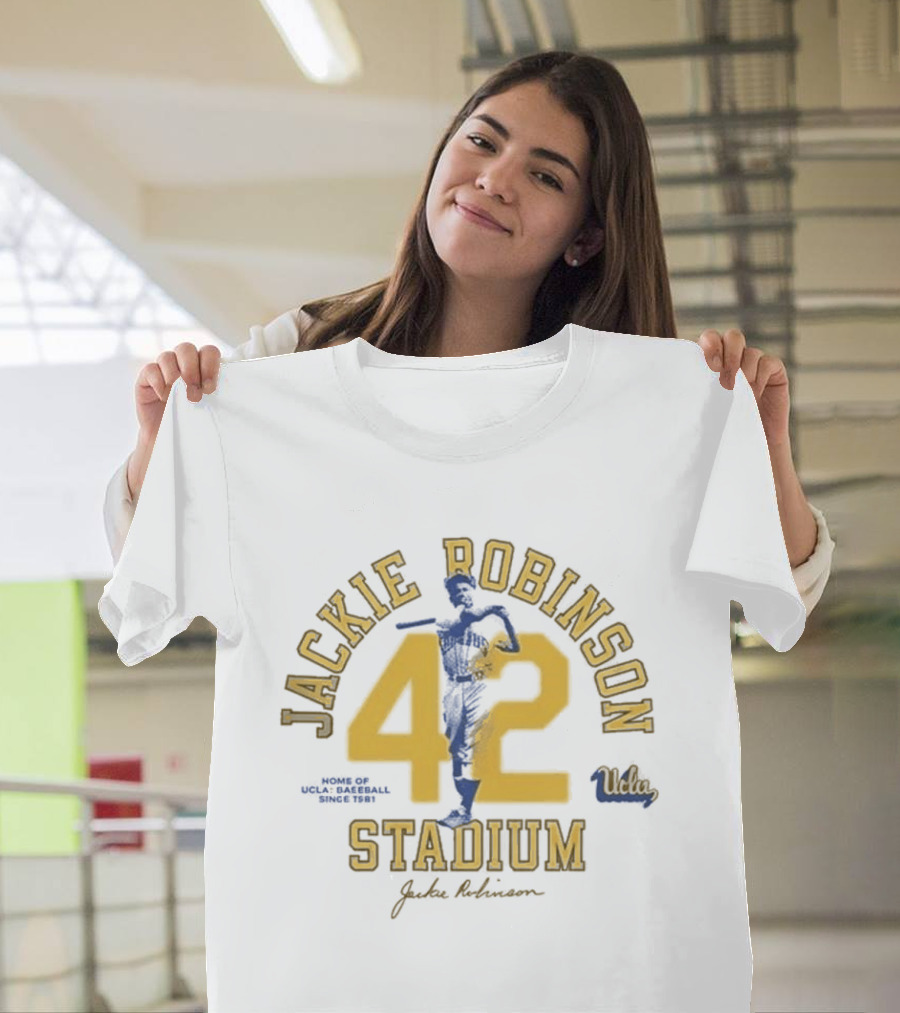 Jackie Robinson 42 Stadium UCLA Baseball Honor 2026 T-Shirt