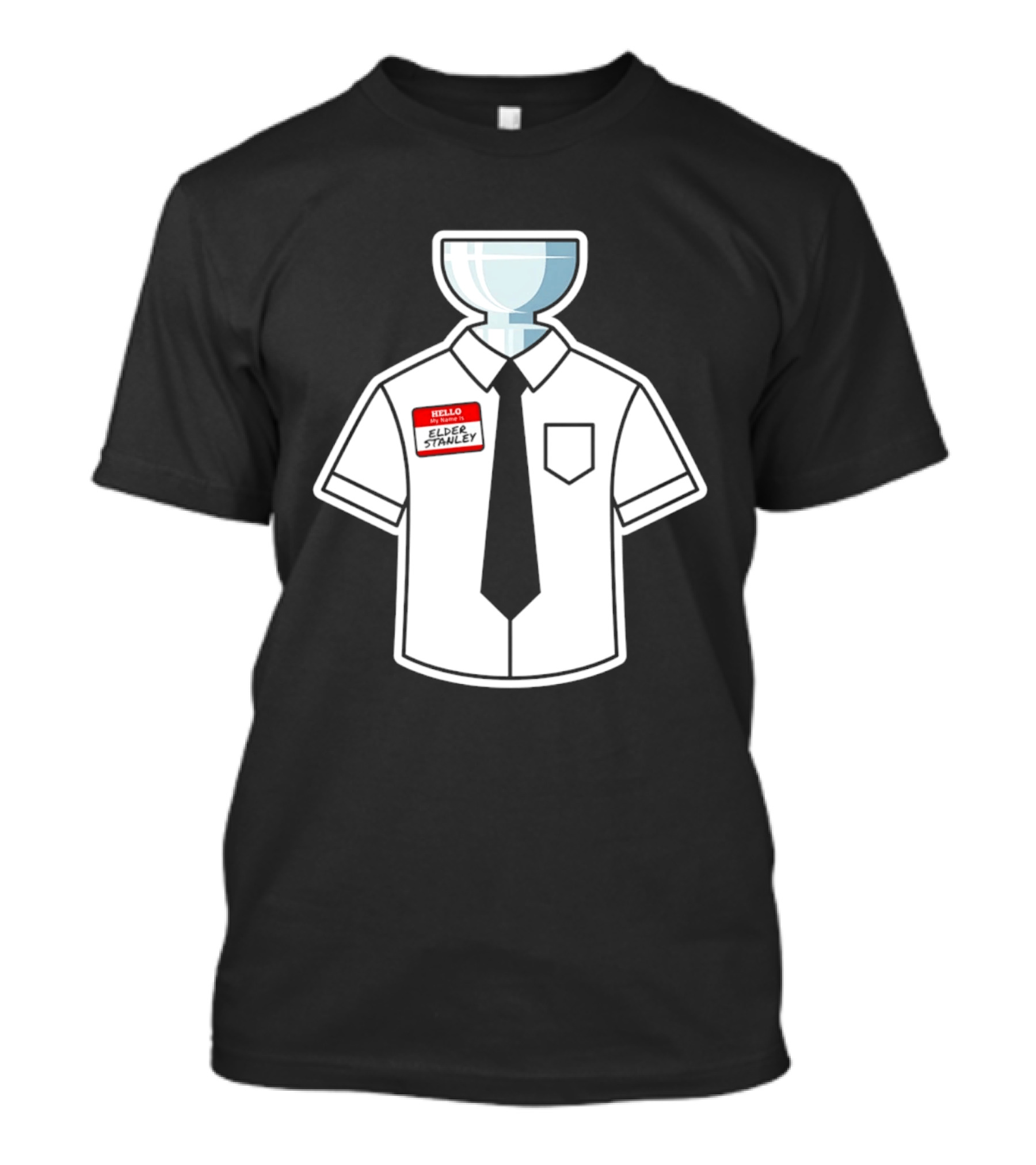 Elder Stanley Cup NHL 2026 Trophy Hello My Name Is Sticker T-Shirt