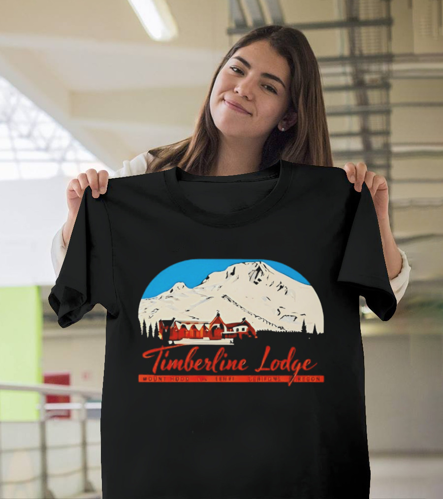 Timberline Lodge Mount Hood Ski Mountain Retreat Oregon T-Shirt