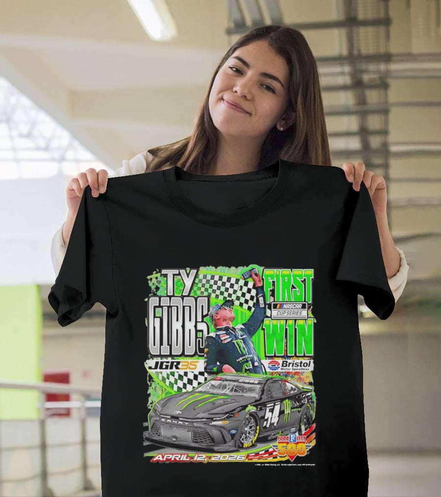 Ty Gibbs First NASCAR Cup Series Win April 12 2026 Bristol Motor Speedway T-Shirt