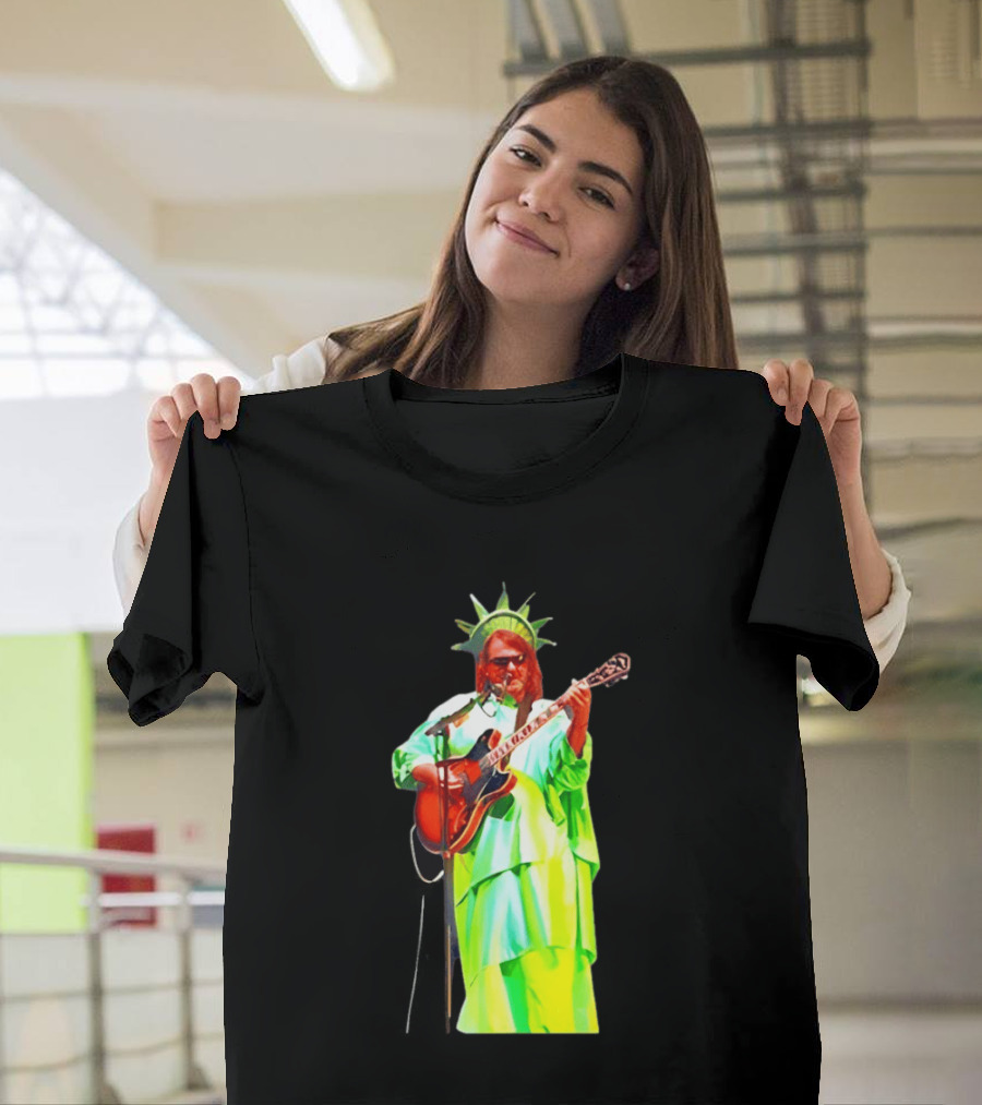 Randy Crabtree Widespread Panic Statue Of Liberty Guitarist T-Shirt