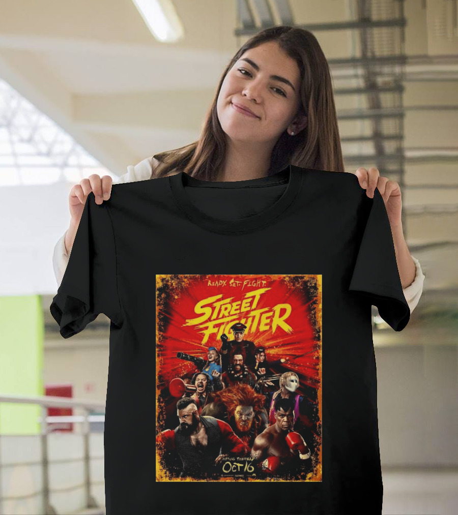 Ready Set Fight Street Fighter 2026 Movie Release October 16 T-Shirt