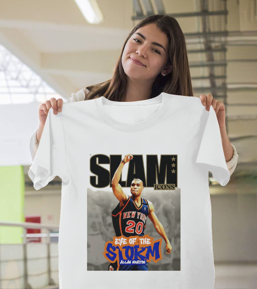 Slam Icons New York Knicks Allan Houston Eye Of The Storm T-Shirt