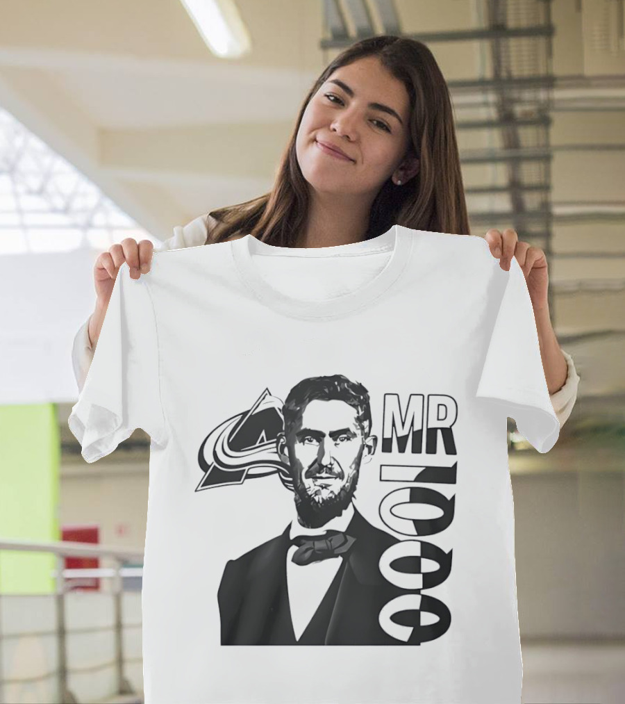 Brock Nelson Mr 1000 Colorado Avalanche Hockey T-Shirt