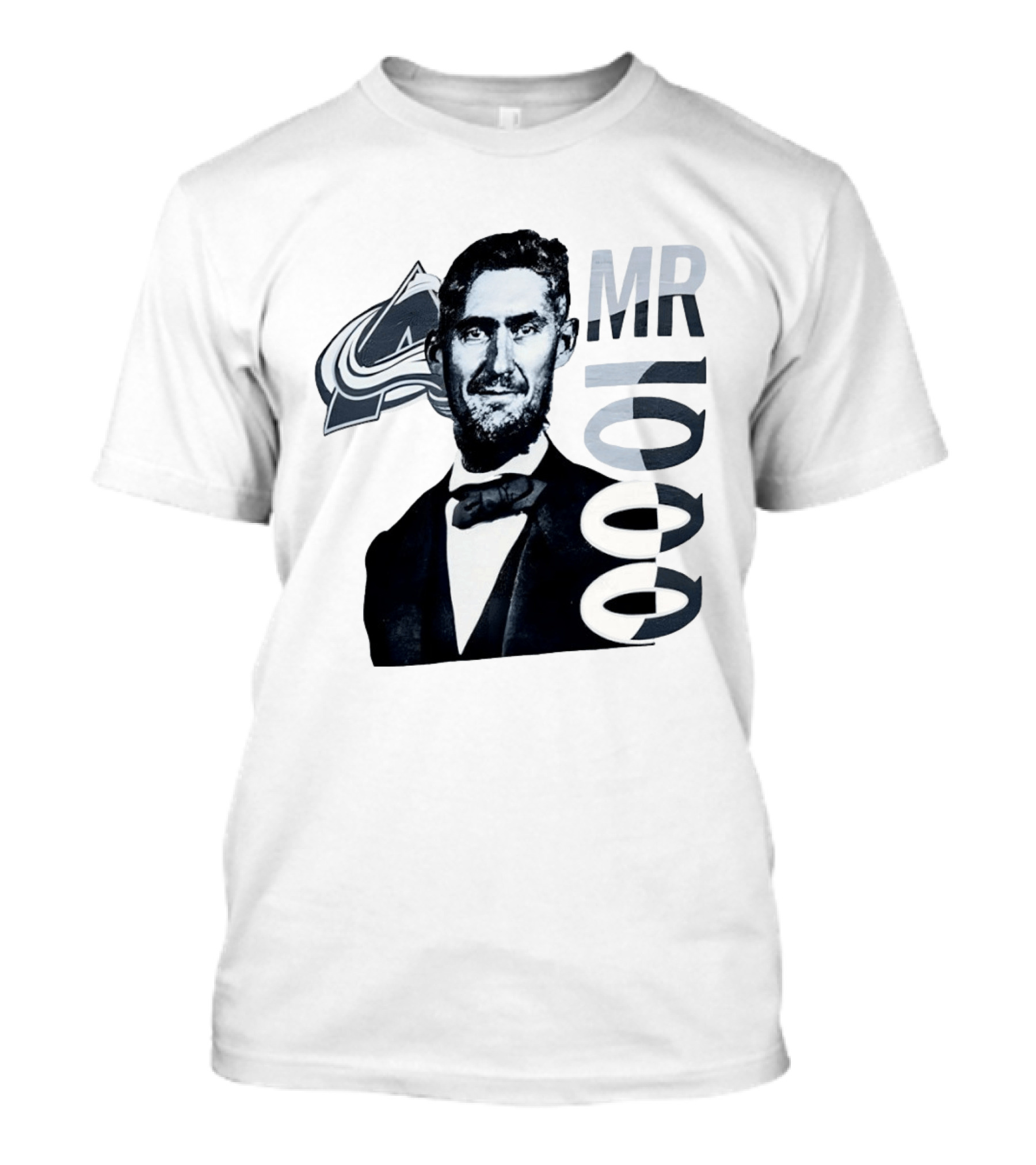 Brock Nelson Mr 1000 NHL Career Games Colorado Avalanche T-Shirt