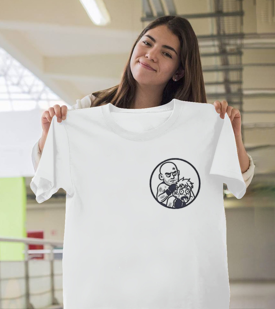 Let's Talk Now Please Don't Kill Me He Tapped He Begged Me Please Don't Kill Me Skull Roses Circle T-Shirt