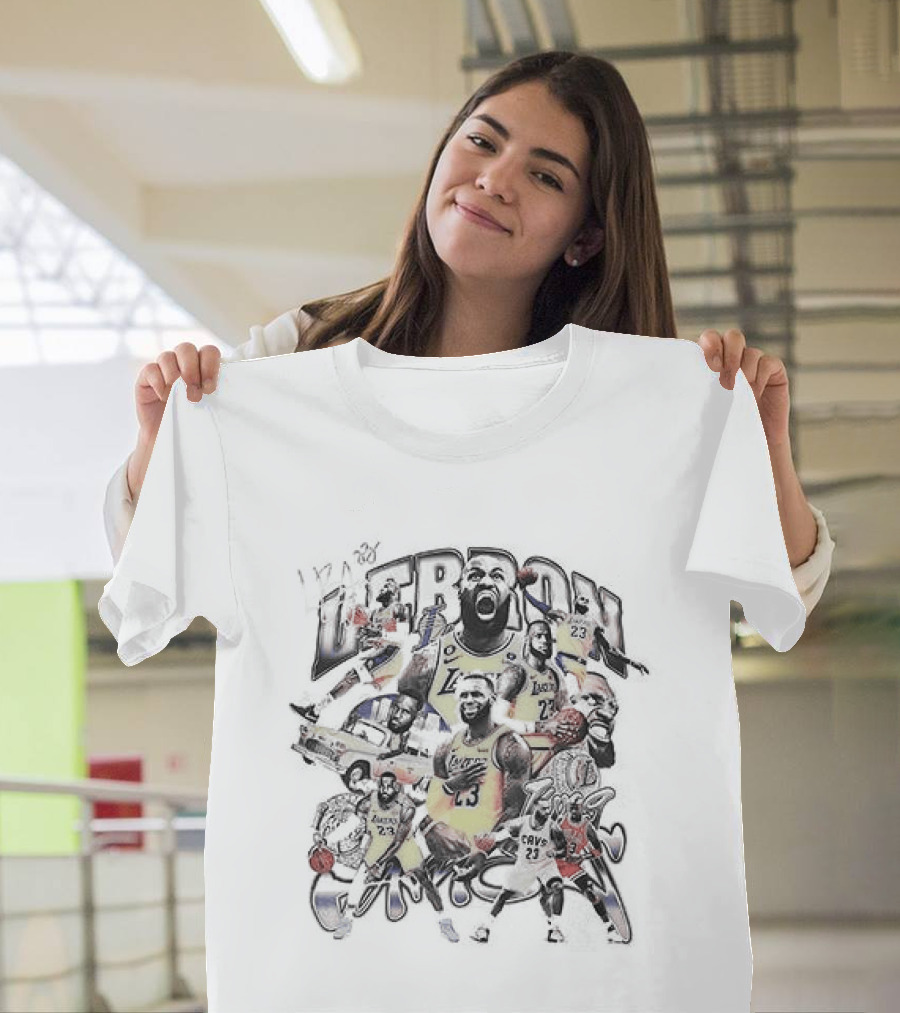 LeBron James 23 Los Angeles Lakers Iconic Moments T-Shirt