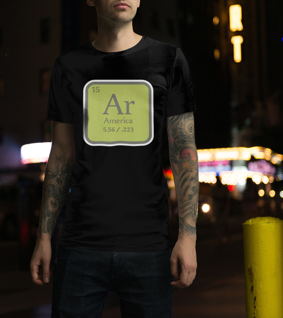 15 Ar America 5.56 .223 Ammo Element T-Shirt