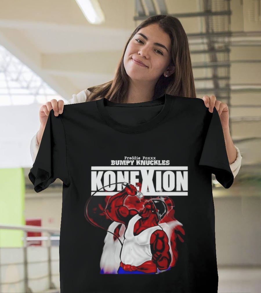Freddie Foxxx Bumpy Knuckles Hip Hop Konexion Microphone Power T-Shirt