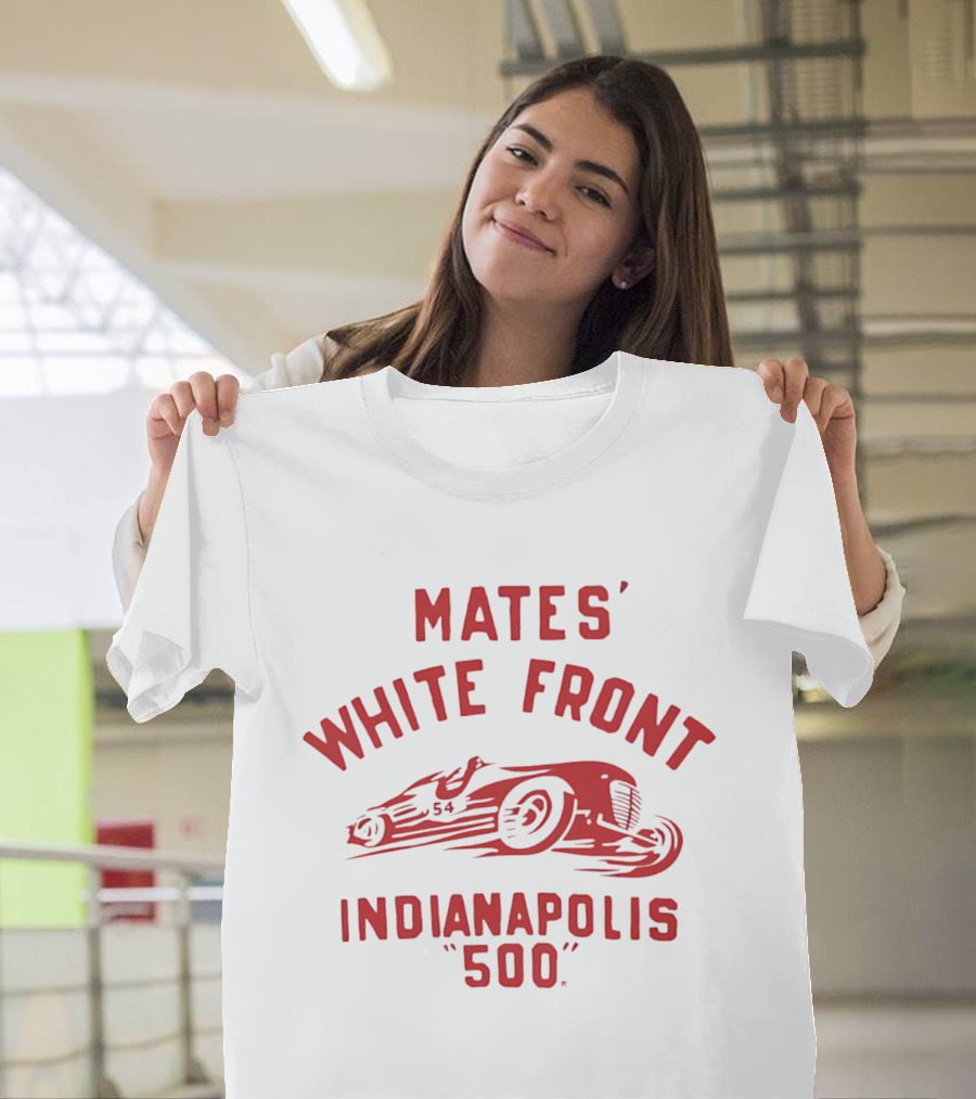 Mates' White Front Indianapolis 500 Racing Car 54 T-Shirt