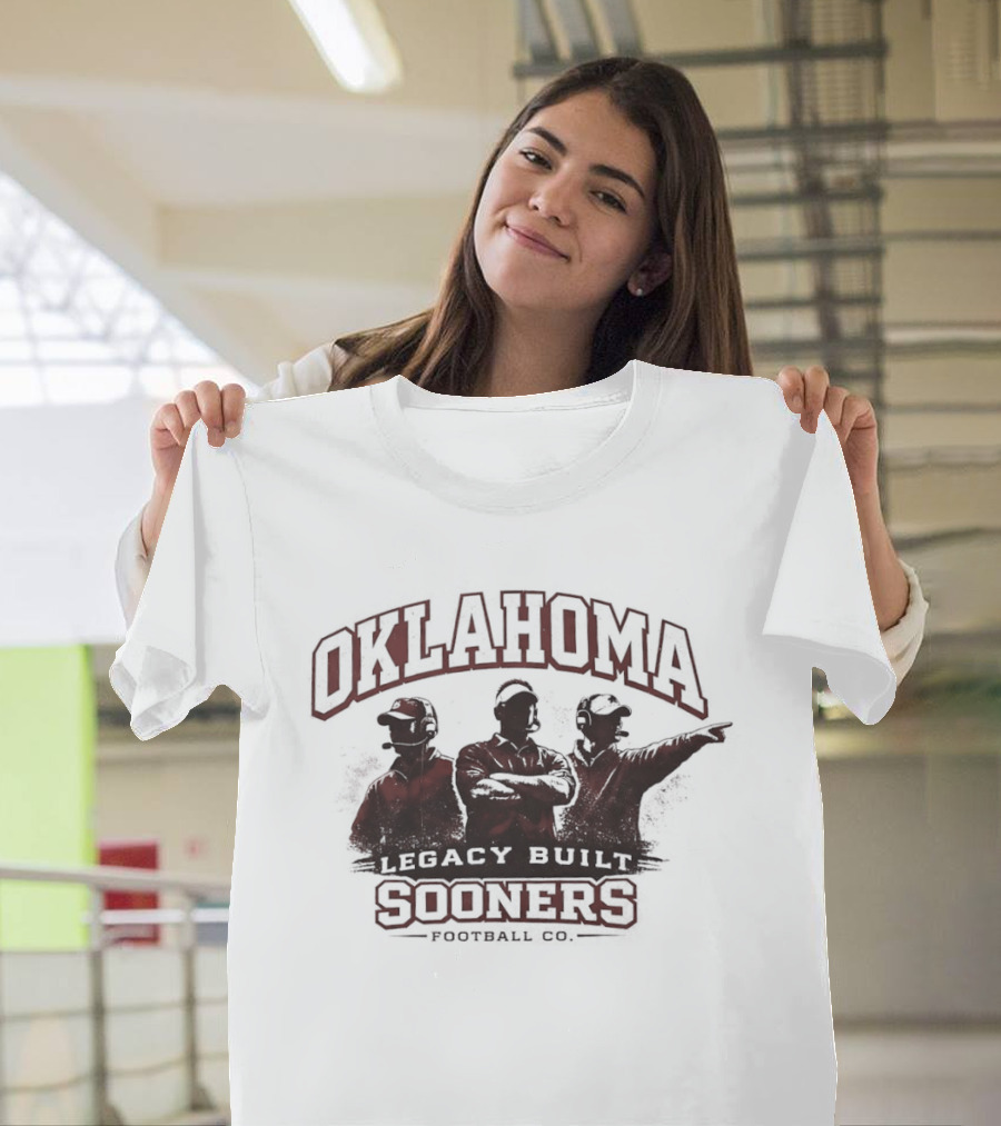 Oklahoma Sooners Legacy Built Football Traditions T-Shirt