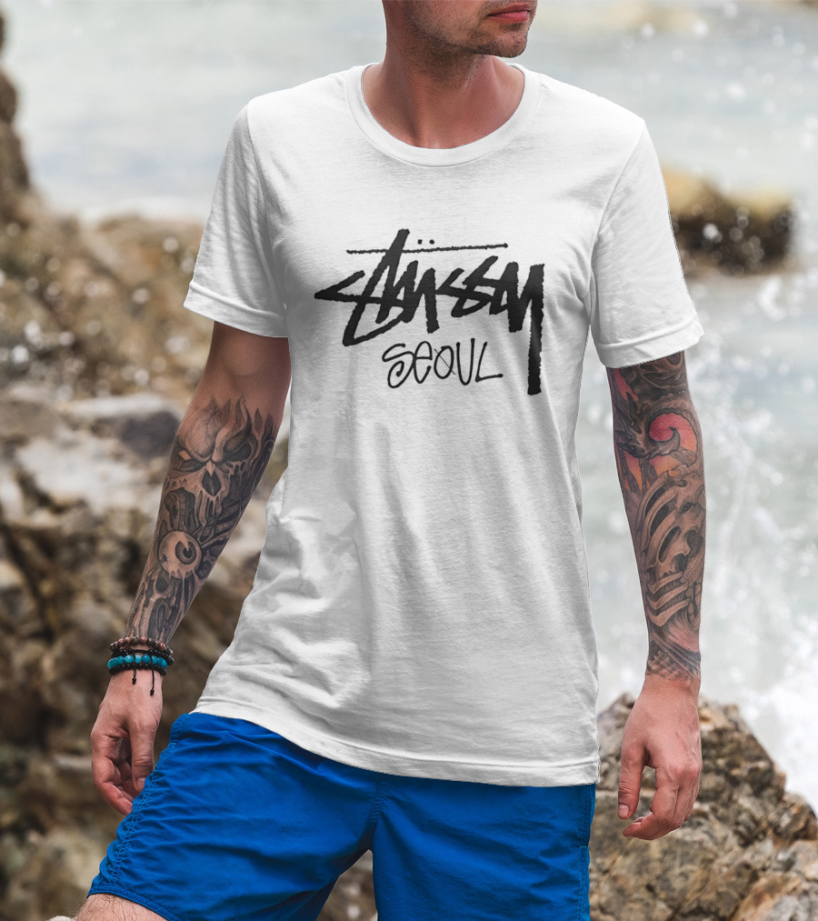 Stussy Seoul Streetwear Fashion T-Shirt