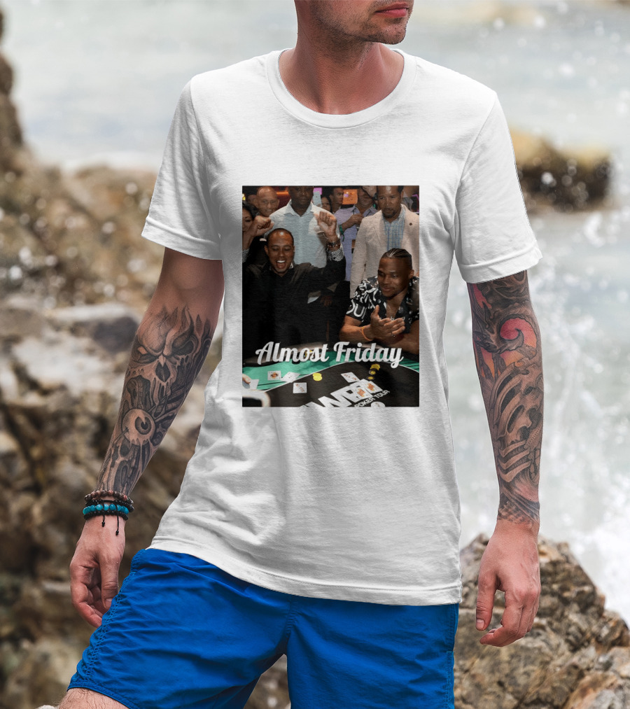 Tiger Woods World Poker Tour Almost Friday Celebration T-Shirt