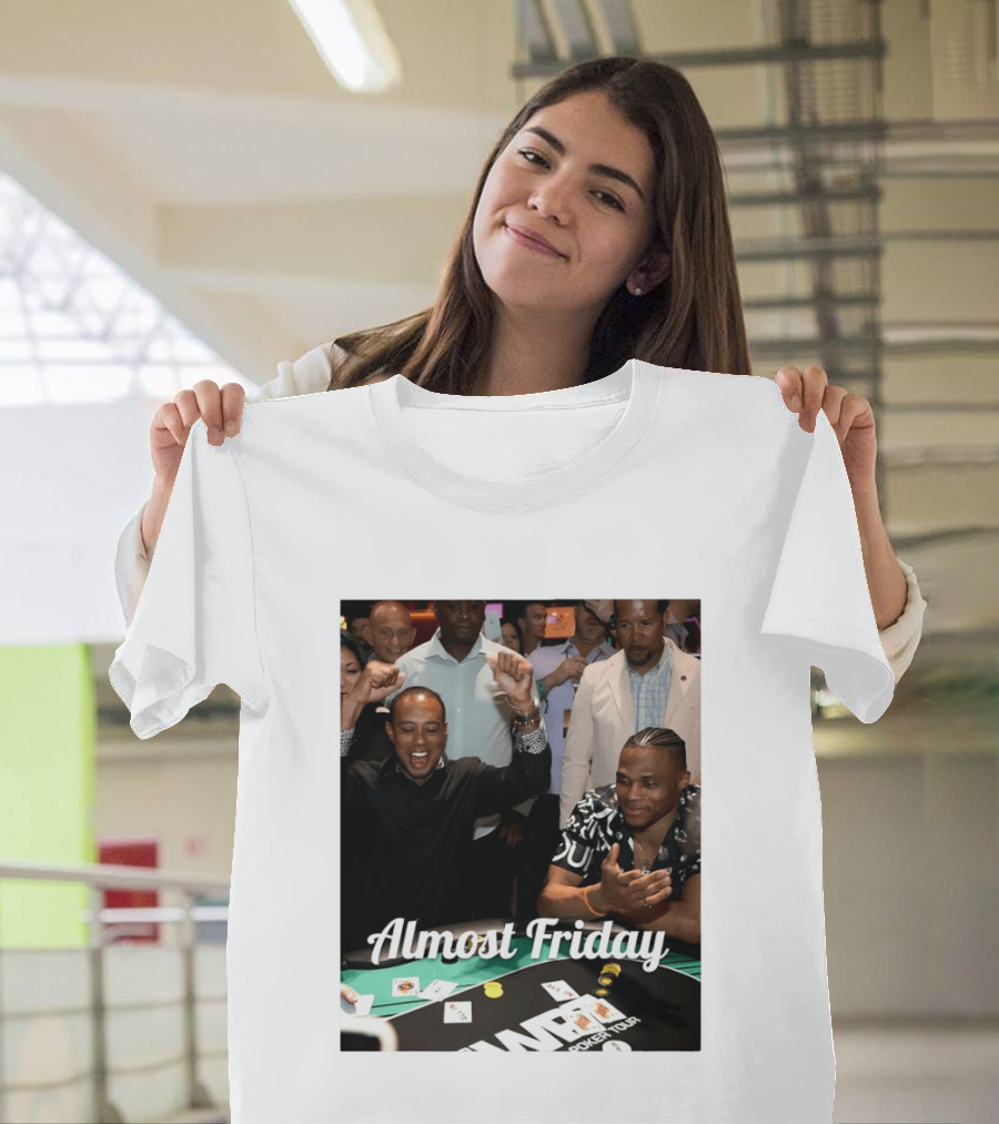 Tiger Woods World Poker Tour Almost Friday Celebration T-Shirt
