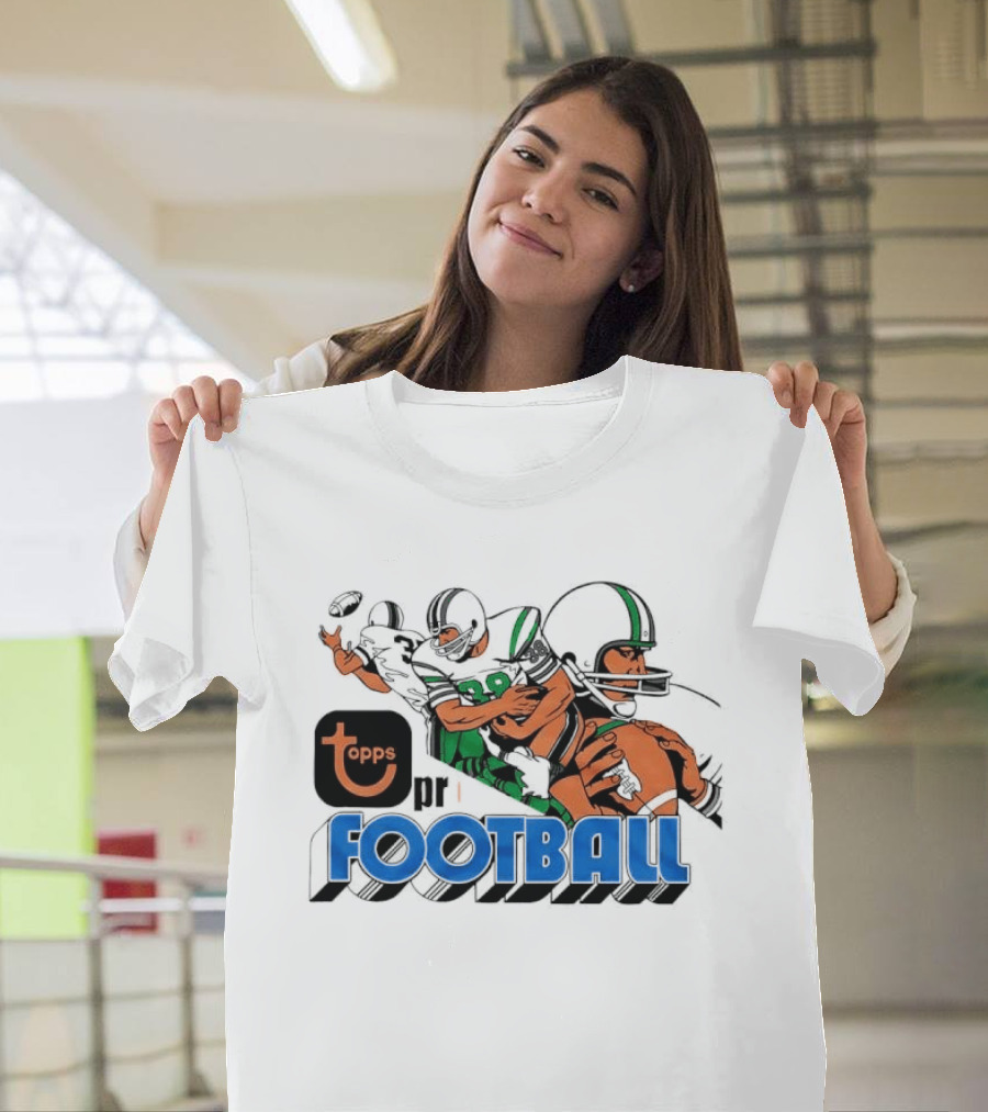 Topps Pro Football 3D 1981 Classic Vintage NFL Players T-Shirt
