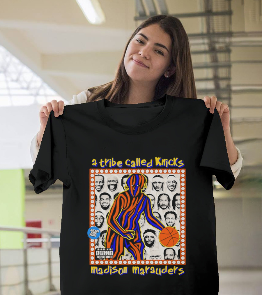 A Tribe Called Knicks Madison Marauders Basketball Art With Iconic NYC Sports Influence T-Shirt