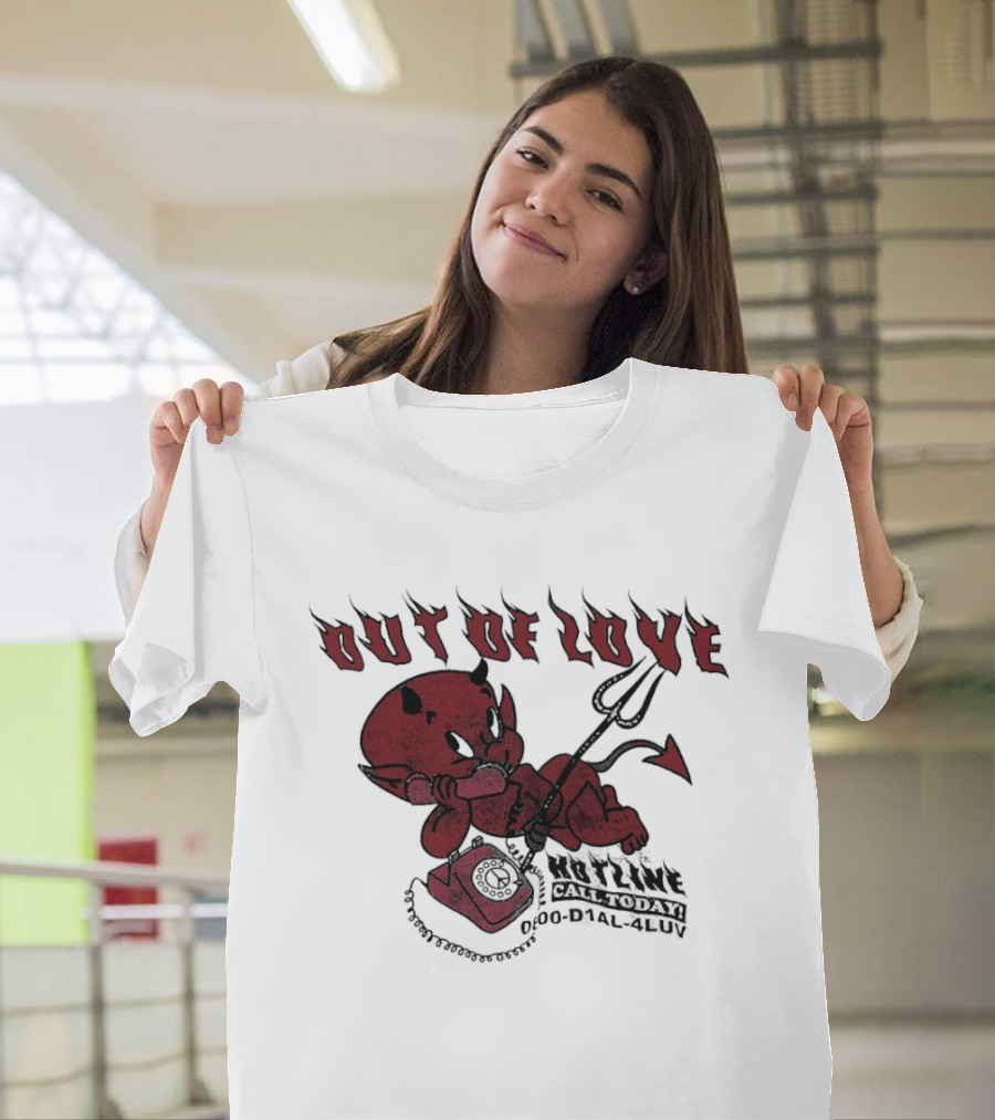 Out Of Love Hot Stuff The Little Devil Phone Comic T-Shirt