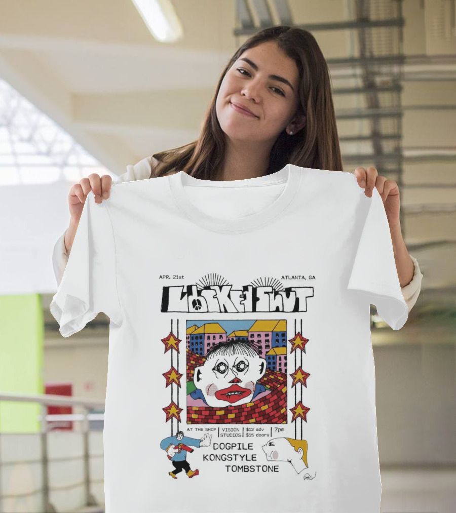 LOCKED SHUT Atlanta Apr 21 2026 DooPee Koncyste Tombstone Tour T-Shirt