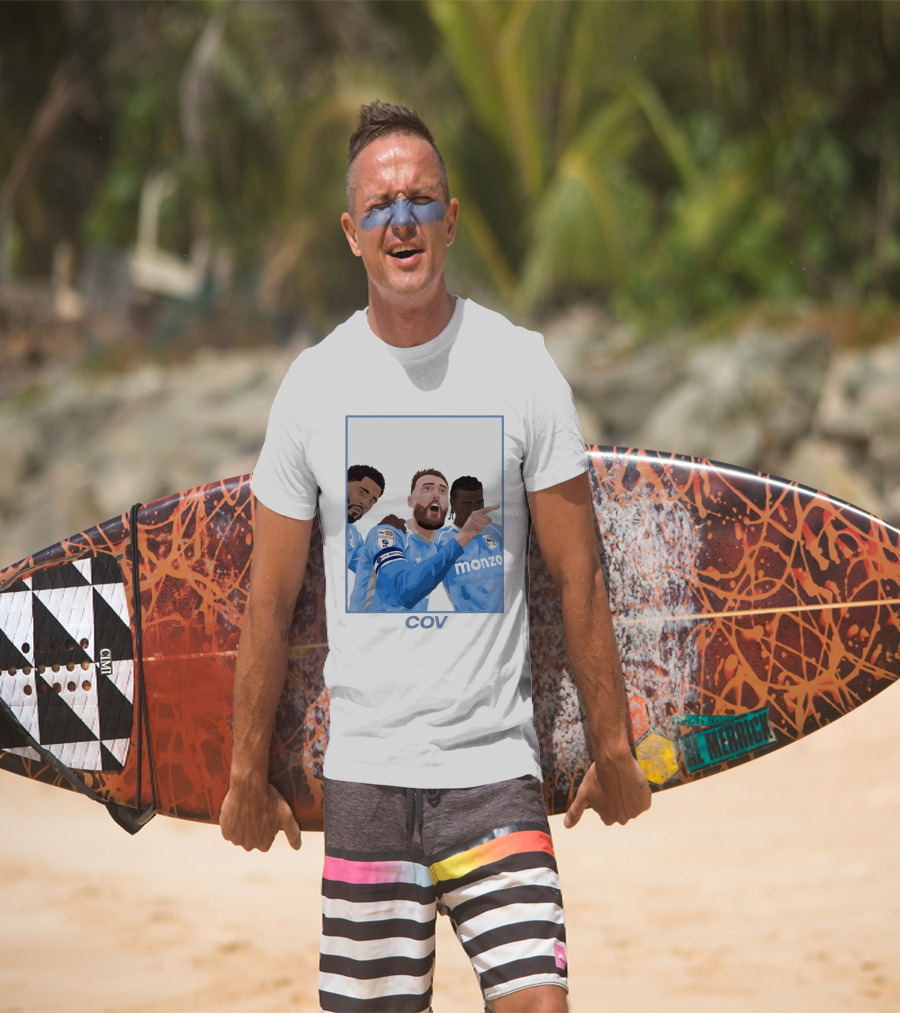 Matt Grimes Coventry City FC Sky Bet EFL Championship Promotion Monza Sponsorship T-Shirt