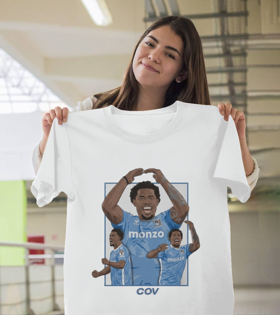 Milan Van Ewijk Coventry City FC Monzo We Are Back Premier League T-Shirt