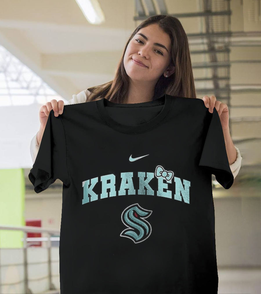 Seattle Kraken Hello Kitty Collaboration Nike Sportswear T-Shirt