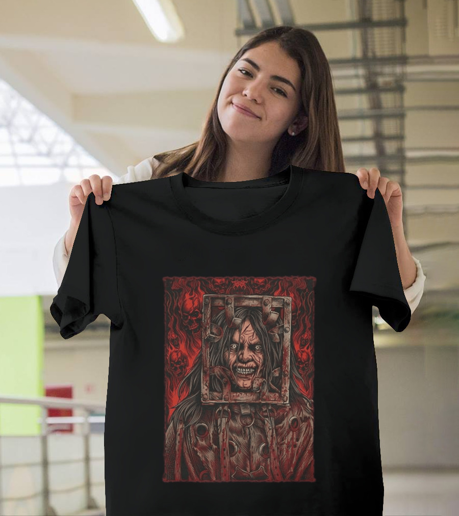 The Jackal Thir13en Ghosts 2001 Evil Soul Horror Movie Character Rugged T-Shirt