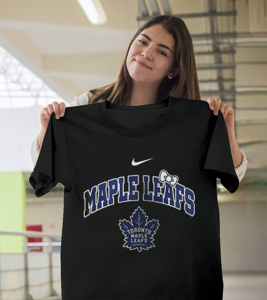 Toronto Maple Leafs Hello Kitty Collaboration Nike Collection T-Shirt