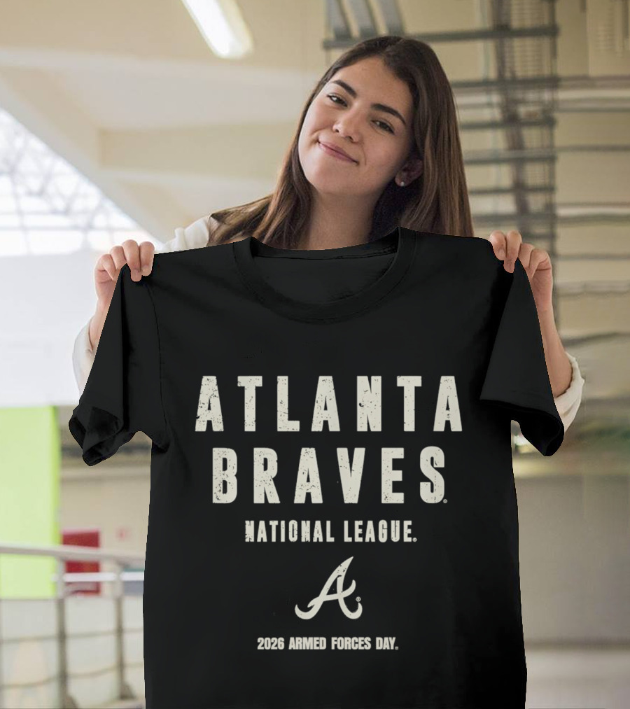 Atlanta Braves National League 2026 Armed Forces Day T-Shirt