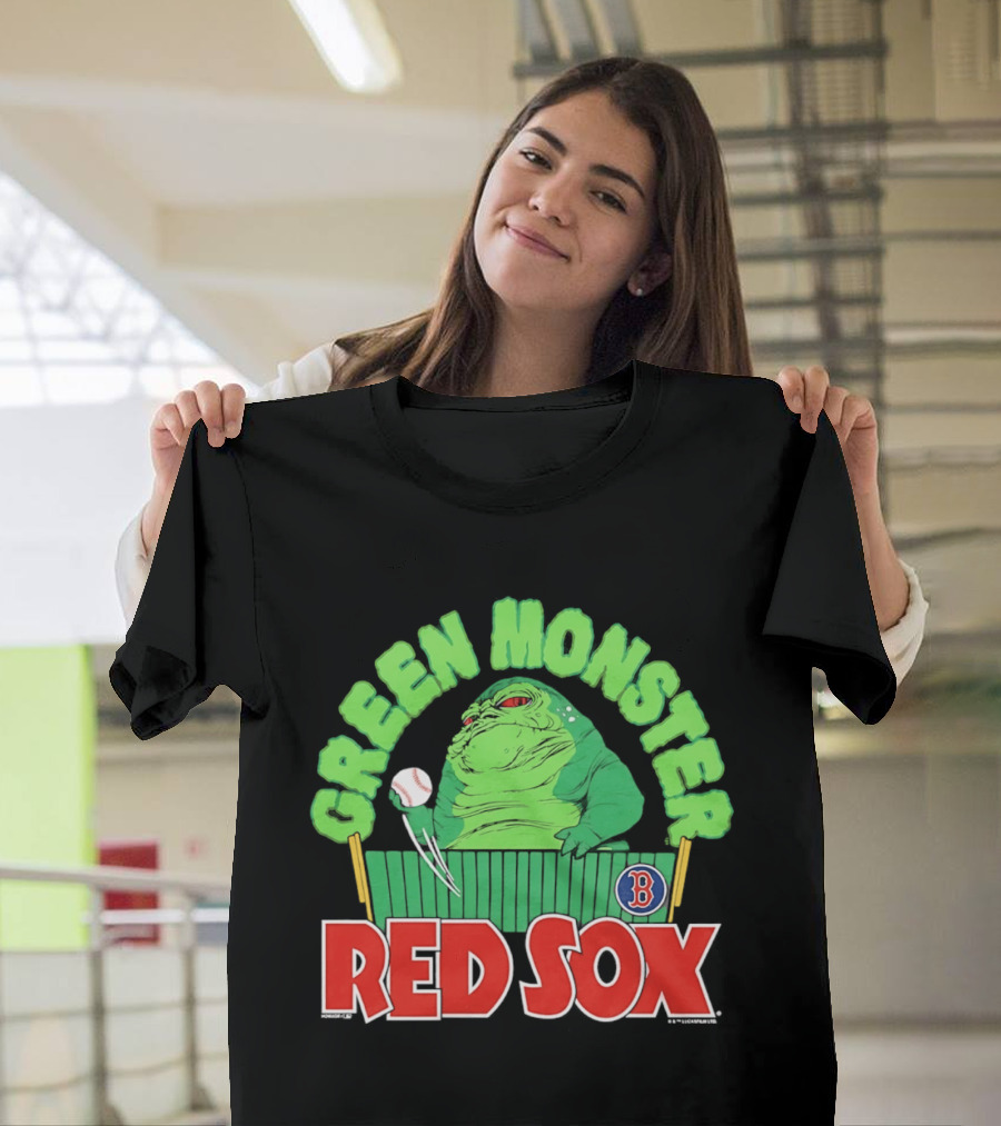Boston Red Sox Green Monster Star Wars Hutt Baseball T-Shirt
