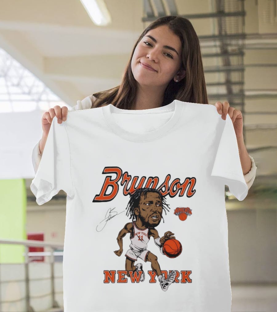 Brunson New York Knicks Basketball Player Tri Blend T-Shirt