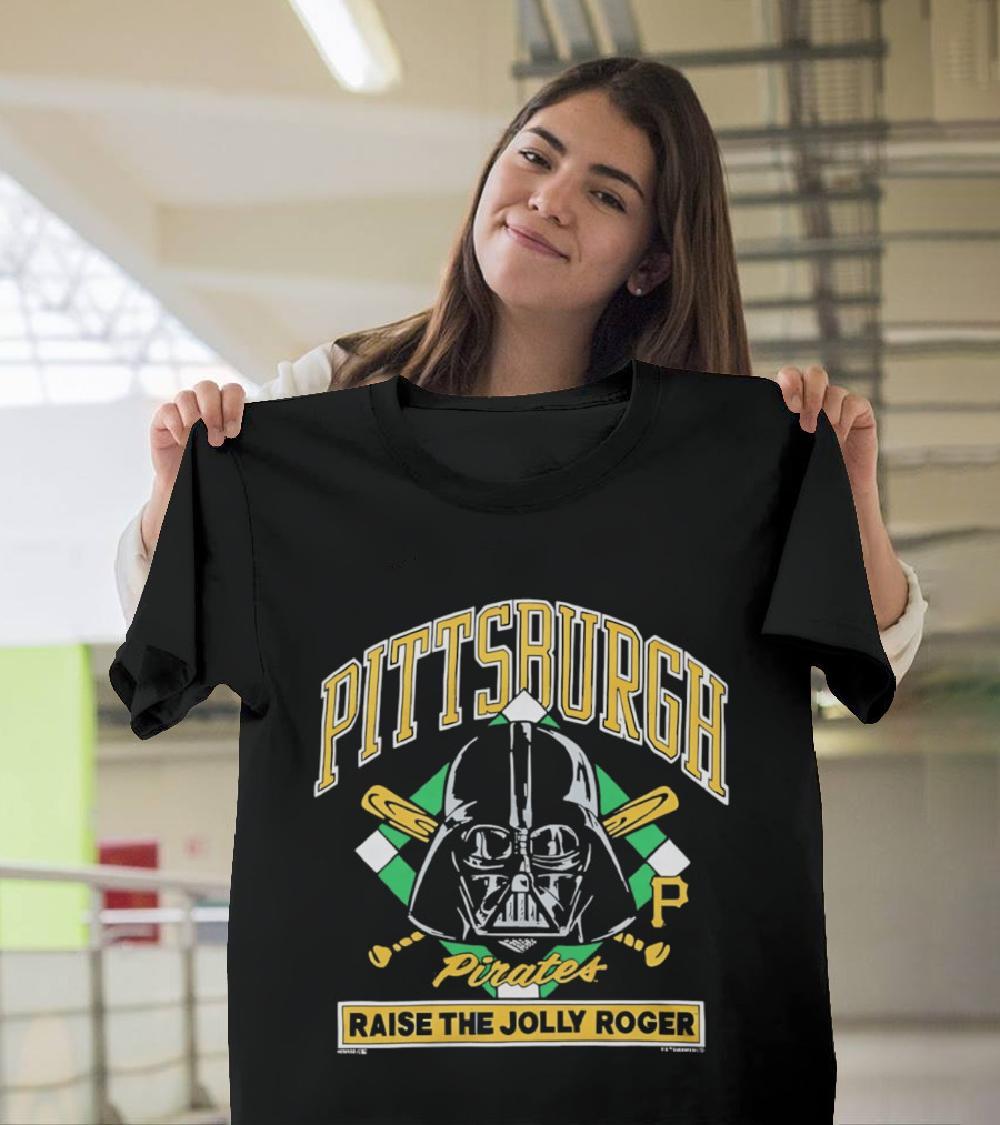 Pittsburgh Pirates Vader Raise The Jolly Roger Star Wars T-Shirt