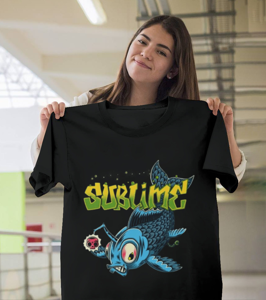 Sublime Red Rocks 2026 Exclusive Drop April 17th 18th 420 On The Rocks Angler Fish T-Shirt