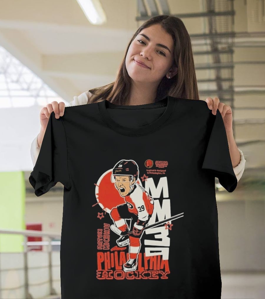 Matvei Michkov 39 Philadelphia Hockey Player MM 39 T-Shirt