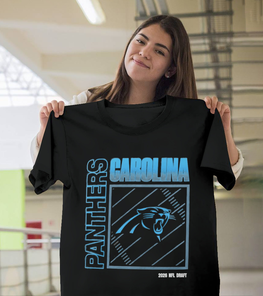 Carolina Panthers 2026 NFL Draft T-Shirt