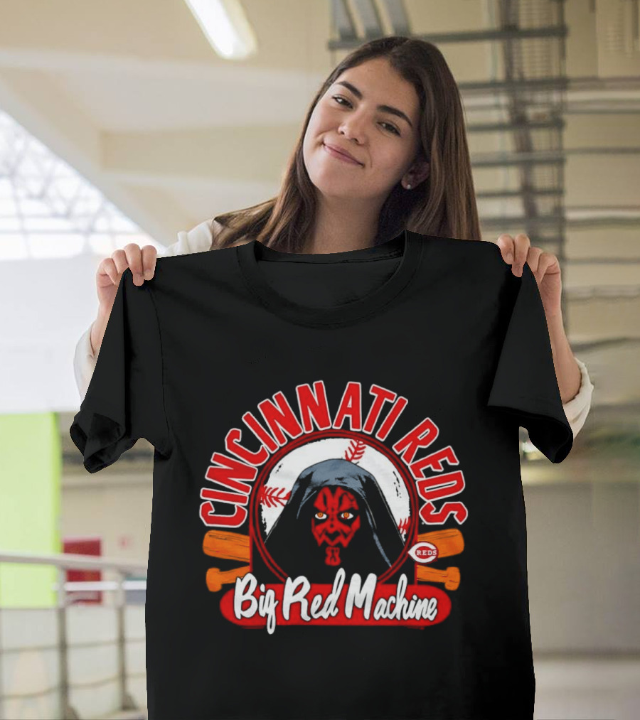 Cincinnati Reds Big Red Machine Star Wars Dark Side Darth Maul T-Shirt