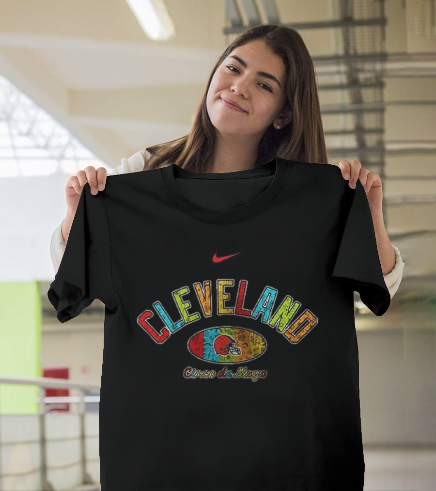 Cleveland Browns Cinco De Mayo Let's Taco 'Bout Team Celebration T-Shirt