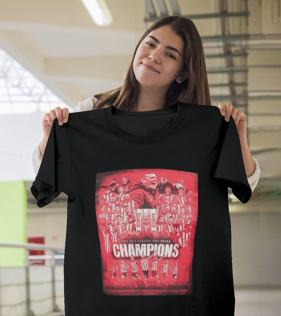 Sky Bet League One 25 26 Lincoln City Champions T-Shirt